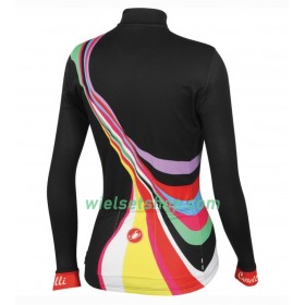Wielershirt 2016 Castelli Viva Dames N001 Lange Mouw